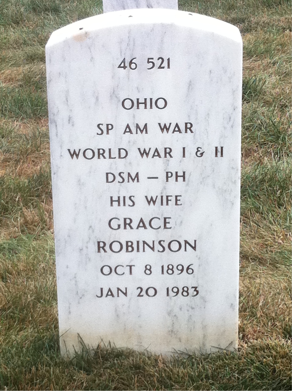 Headstone shared by 2 interments, including Edward Ostermann