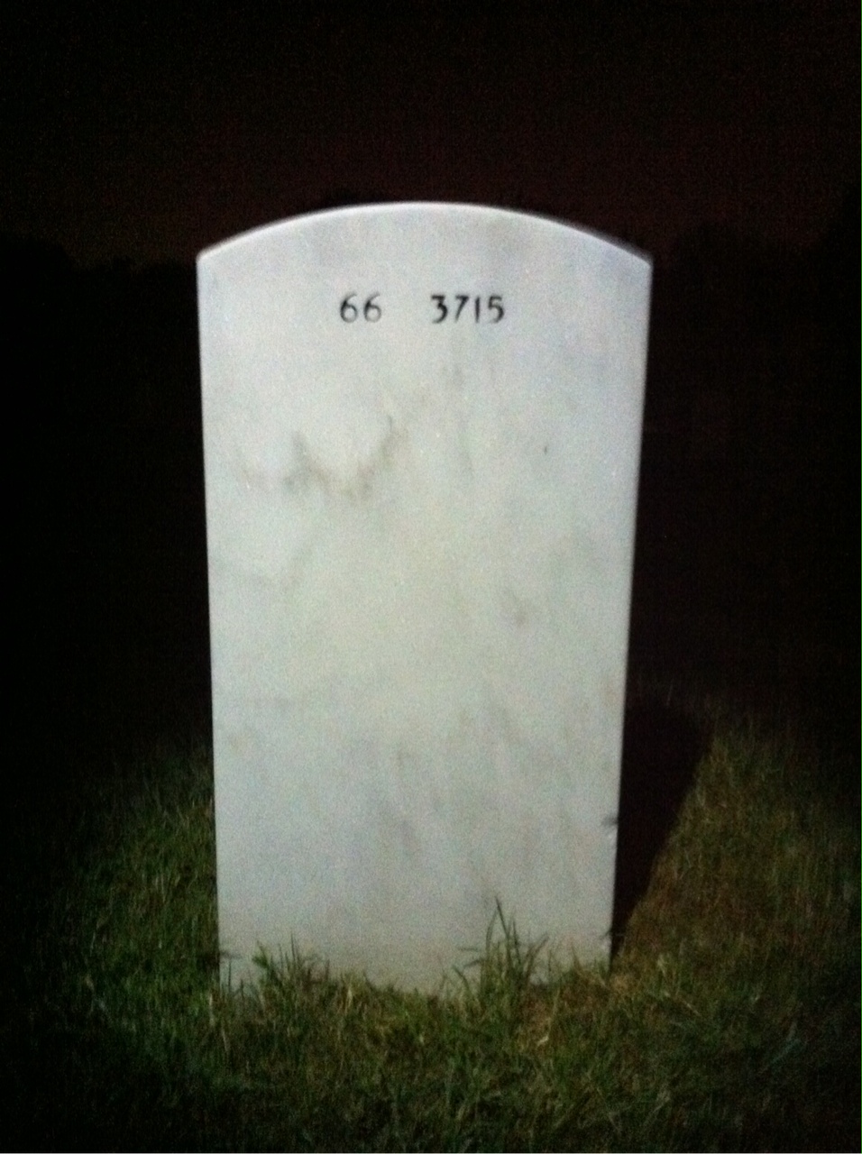 Back of headstone — Louis Del Rosso