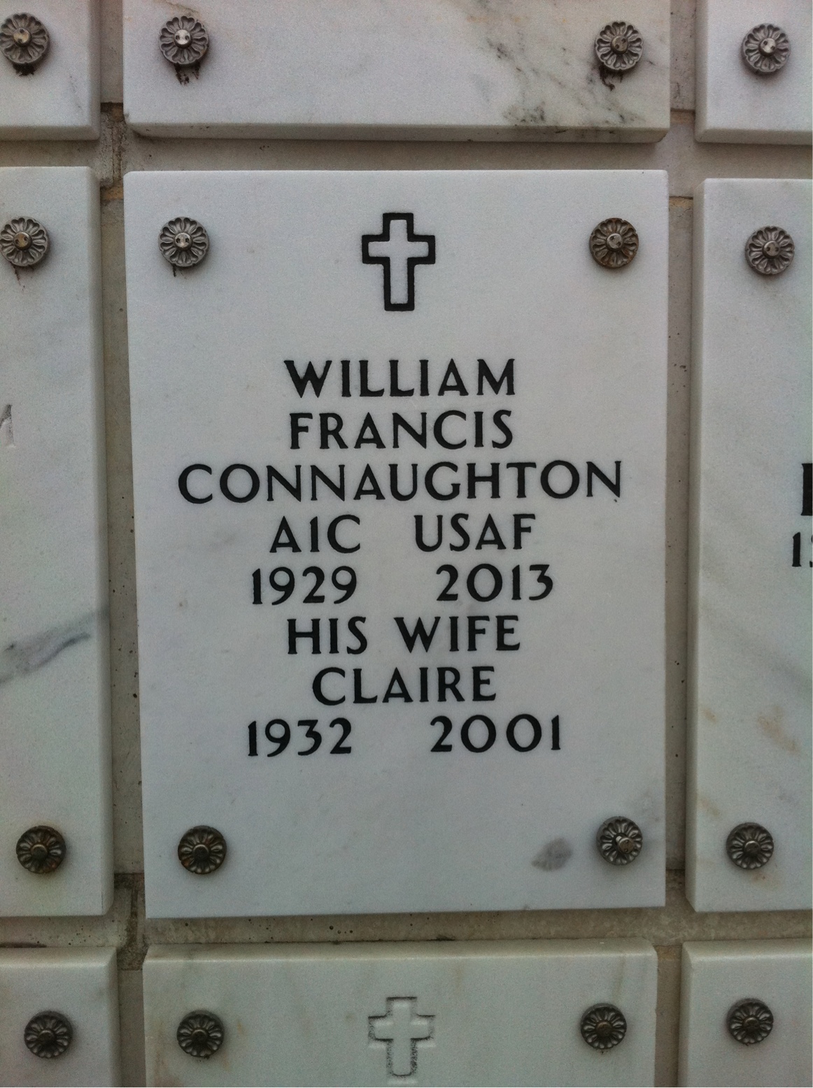 William F Connaughton