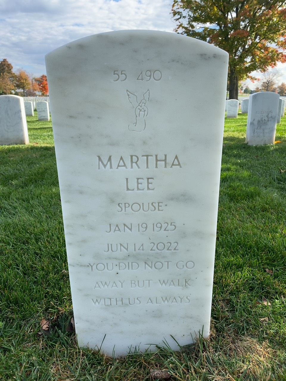 Back of headstone — James Morris