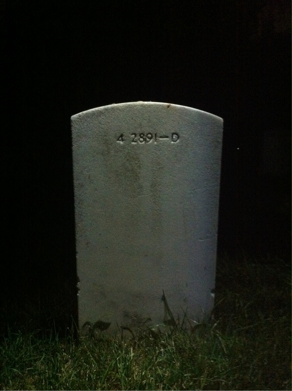 Back of headstone — Douglas Mckay