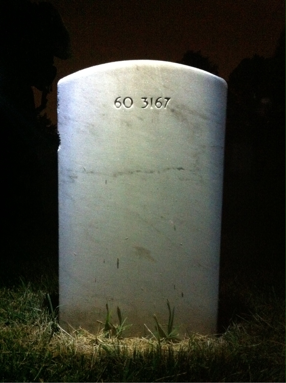 Back of headstone — Tommie Leroy Haley