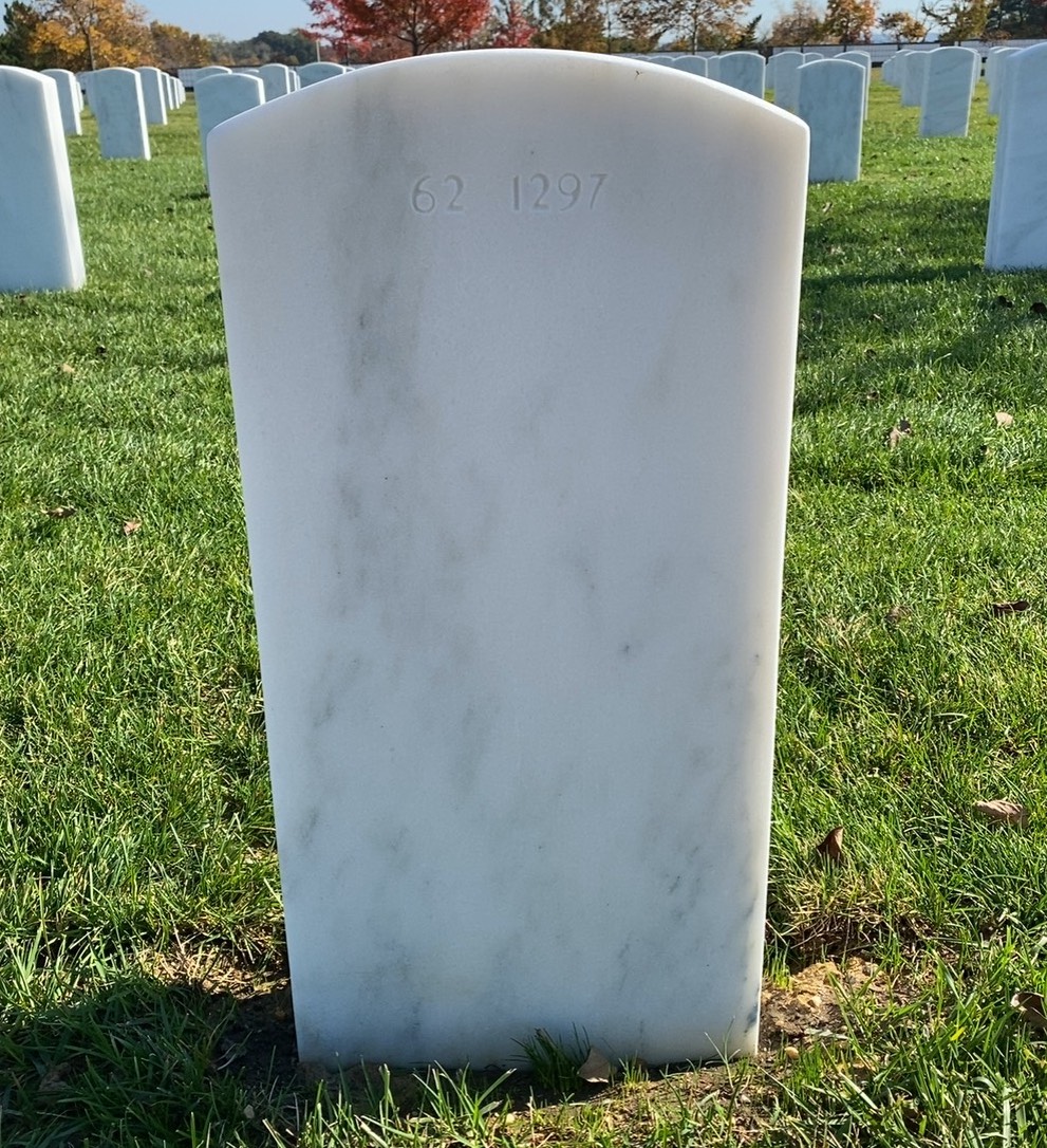 Back of headstone — Walter John Wengrzynek