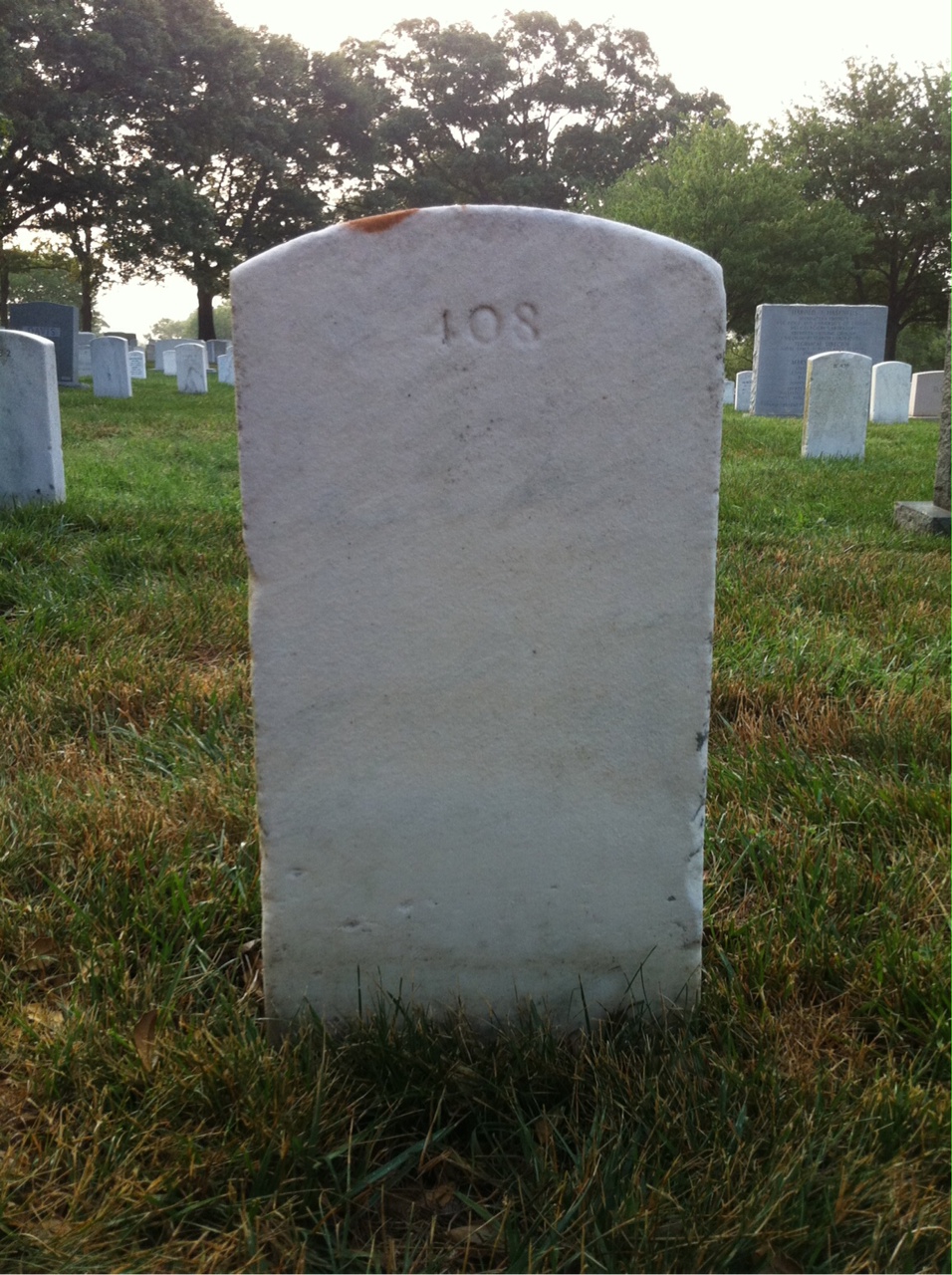Back of headstone — Edward Abbott