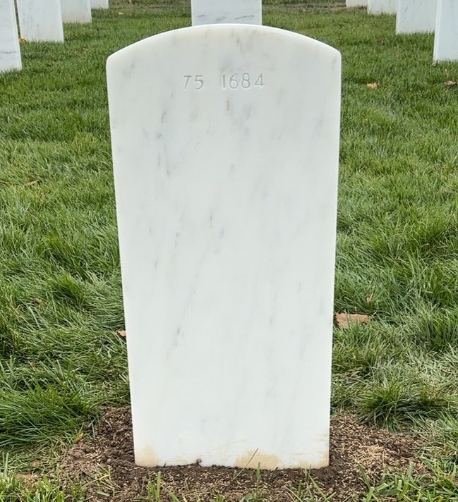 Back of headstone — Richard Moehrke