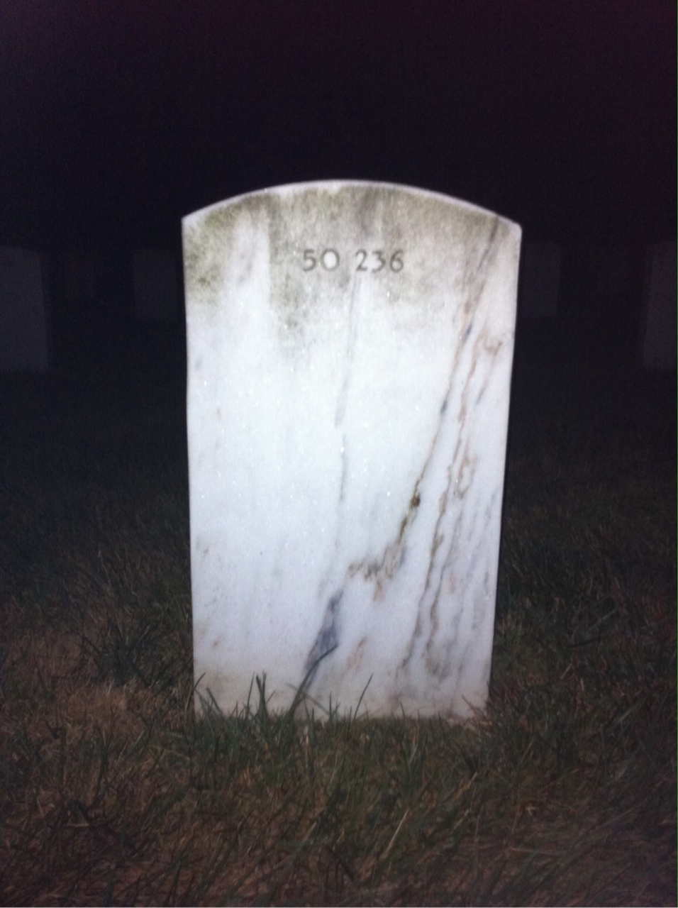 Back of headstone — Julius Moore