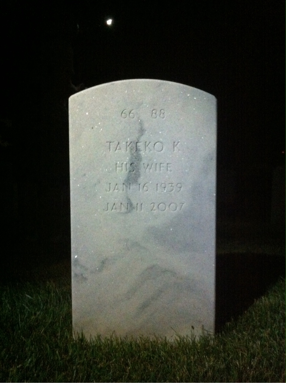 Back of headstone — Donald Festa