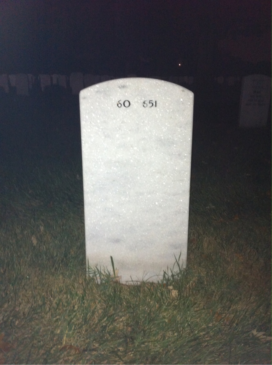 Back of headstone — Francis Hones