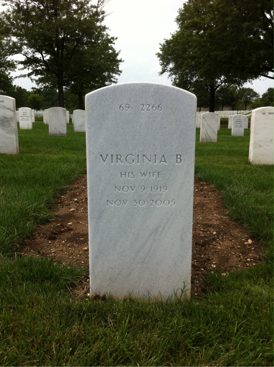 Back of headstone — Henry Piecuch