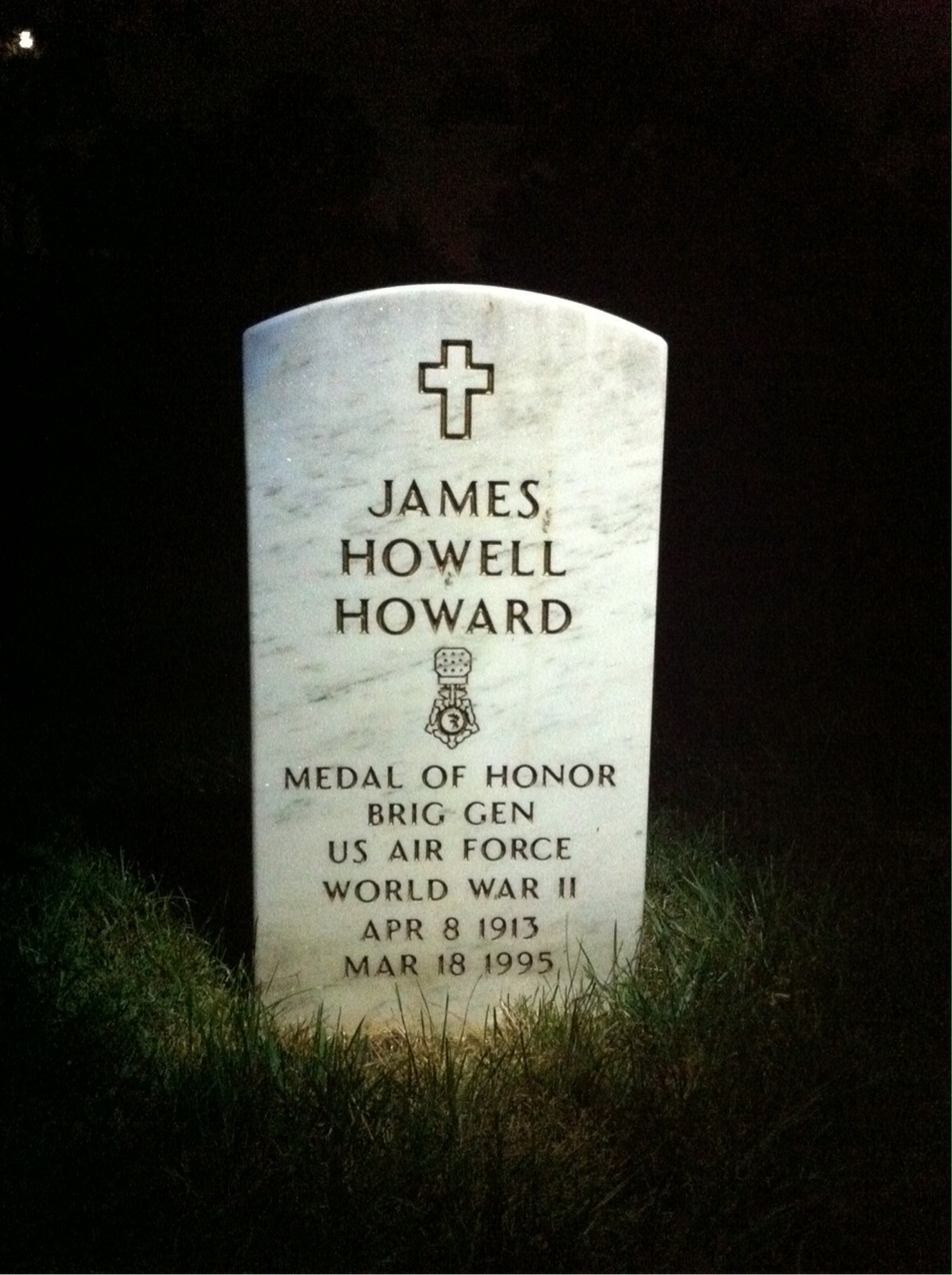 Headstone of James H. Howard