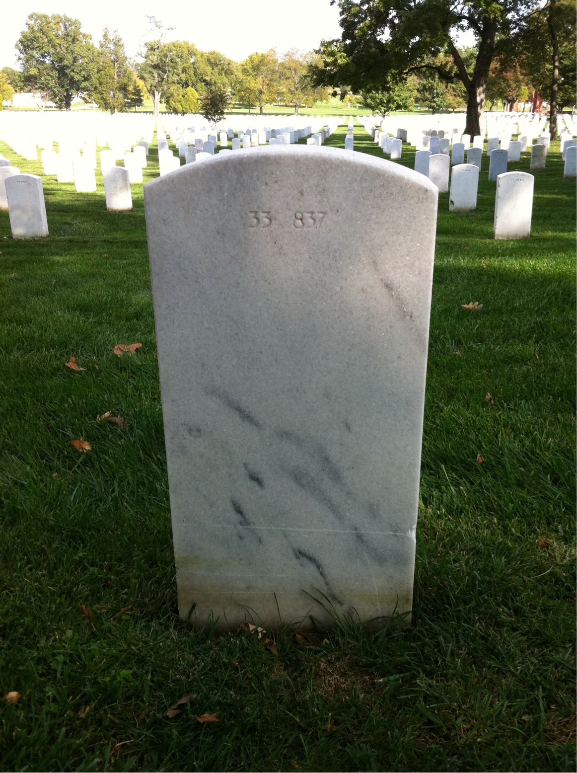 Back of headstone — Julia Blake