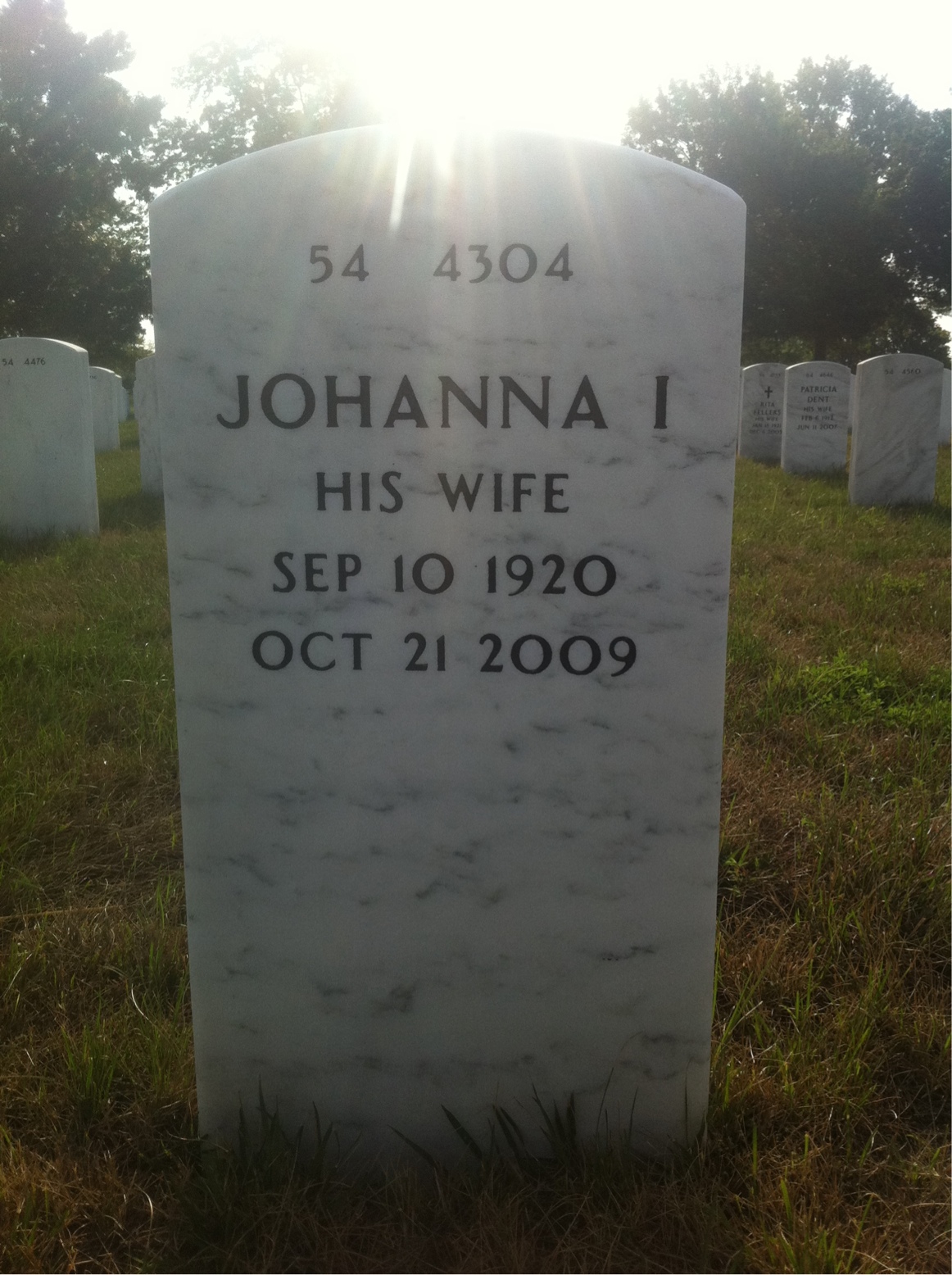 Back of headstone — Michael Kalafut