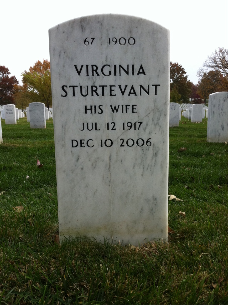 Back of headstone — Edwin Miller