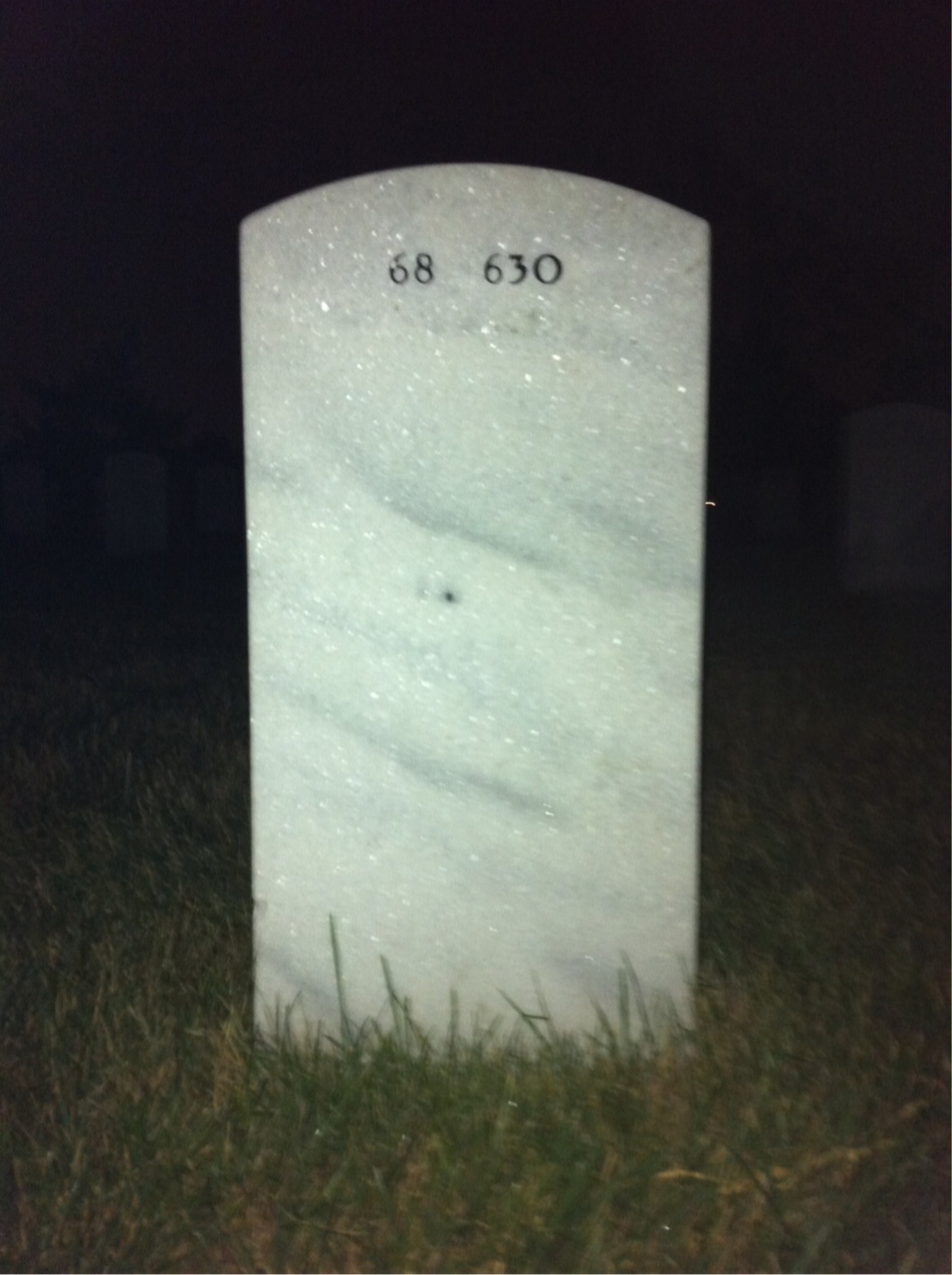 Back of headstone — James Fitzwilliam