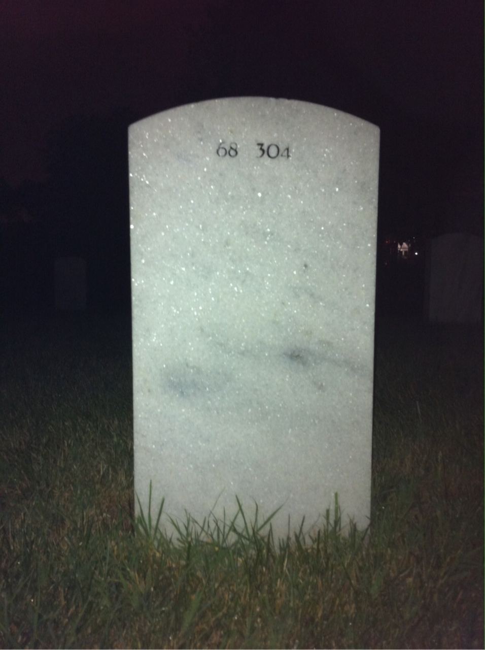 Back of headstone — Richard Montieth