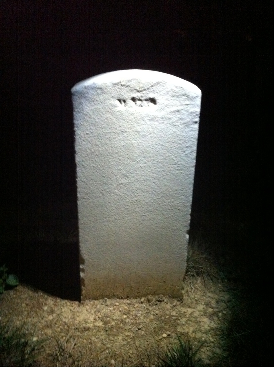 Back of headstone — John Balogh