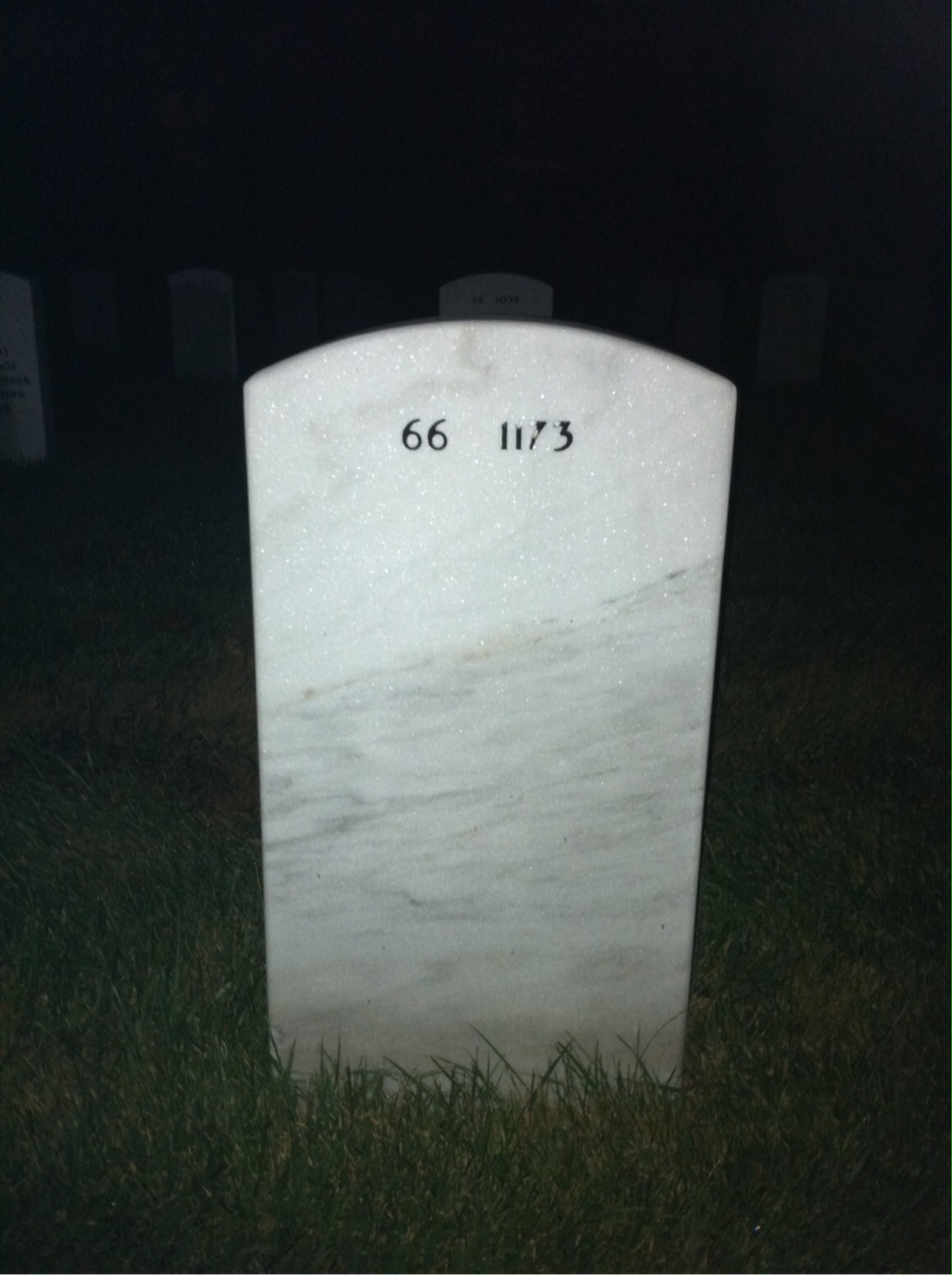Back of headstone — Edward Hoe