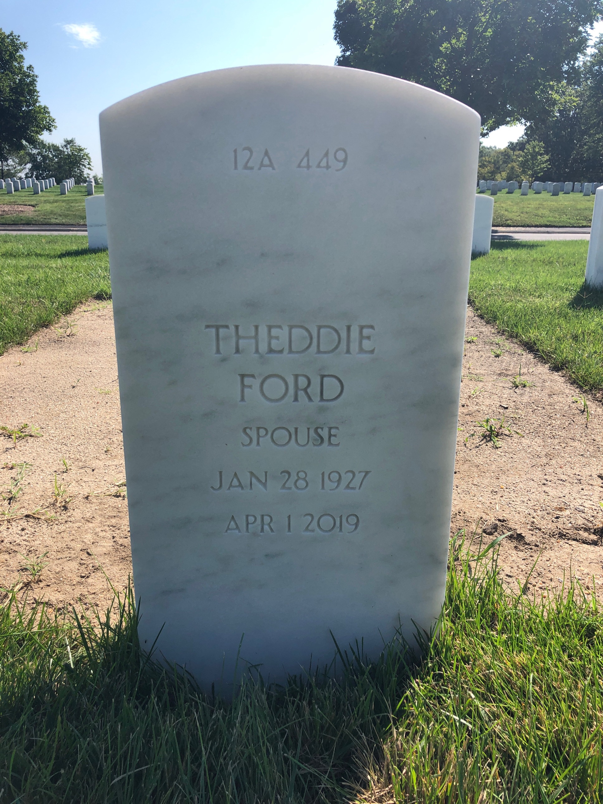 Back of headstone — George Murray