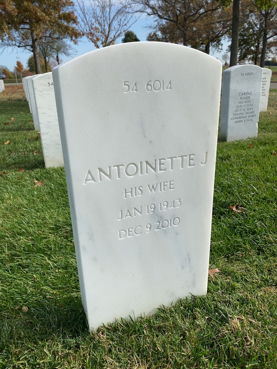 Back of headstone — Richard Blair