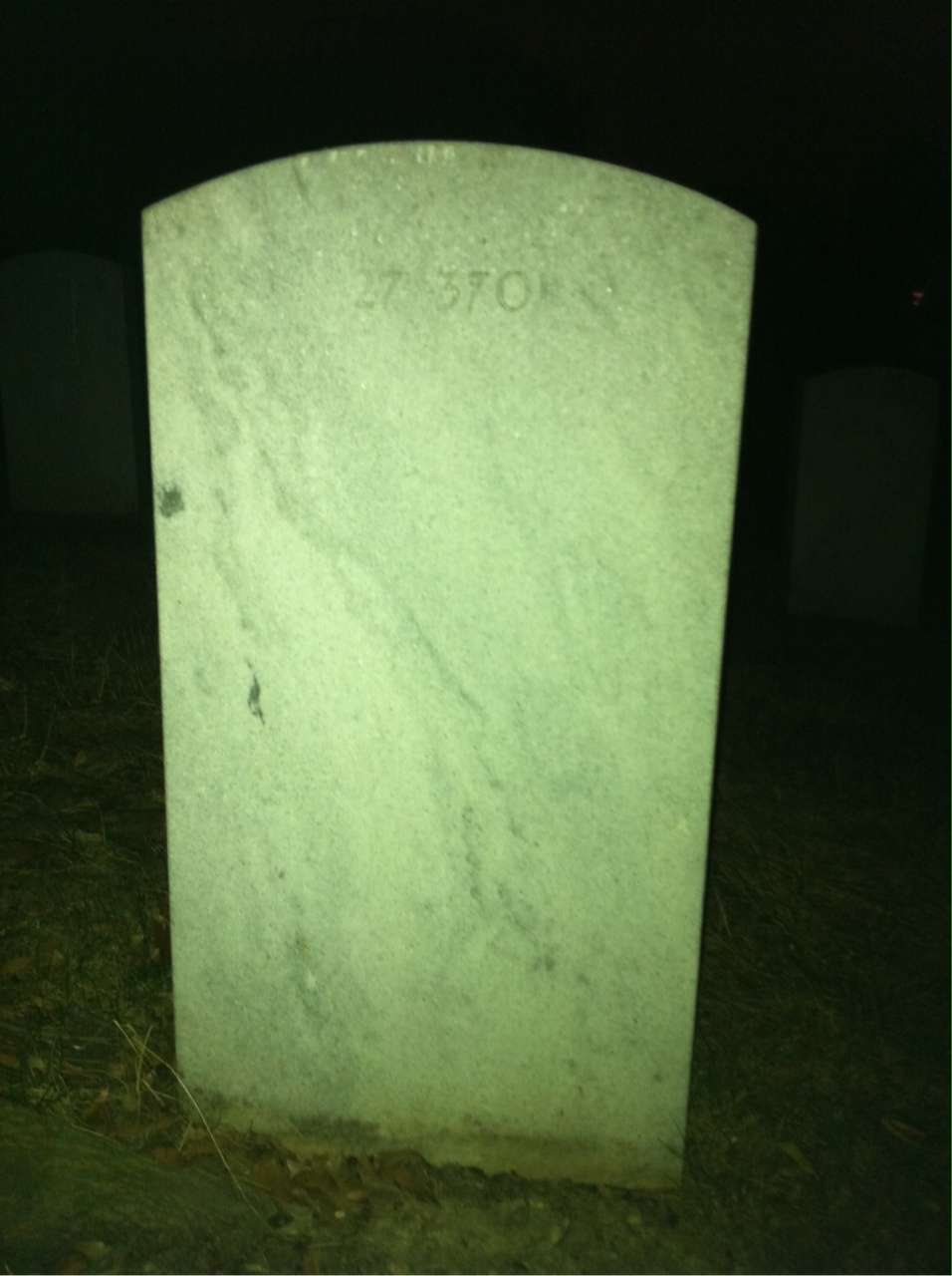 Back of headstone — Sarah Minor
