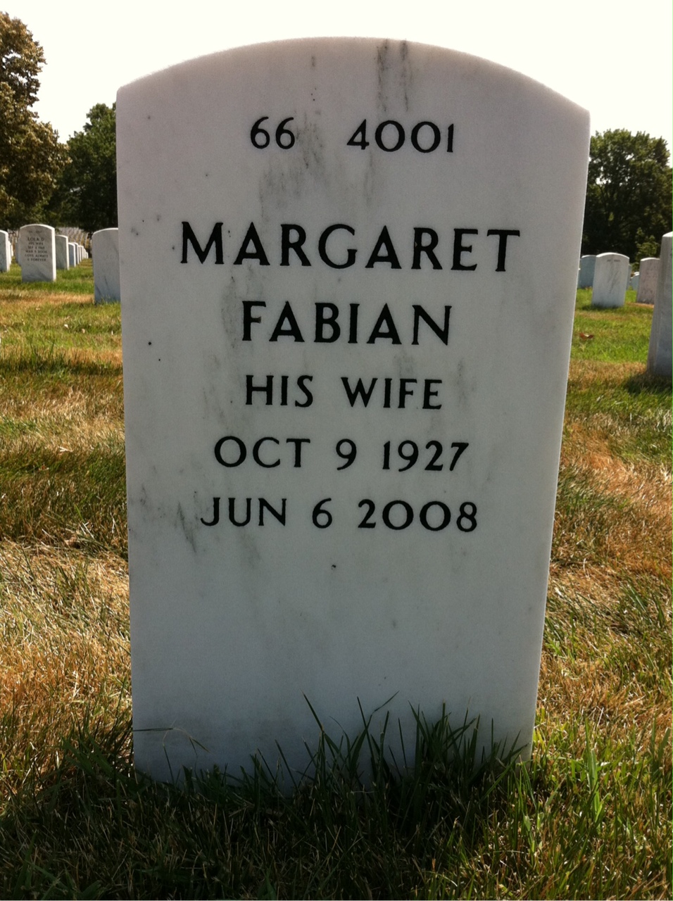 Back of headstone — David Byerly