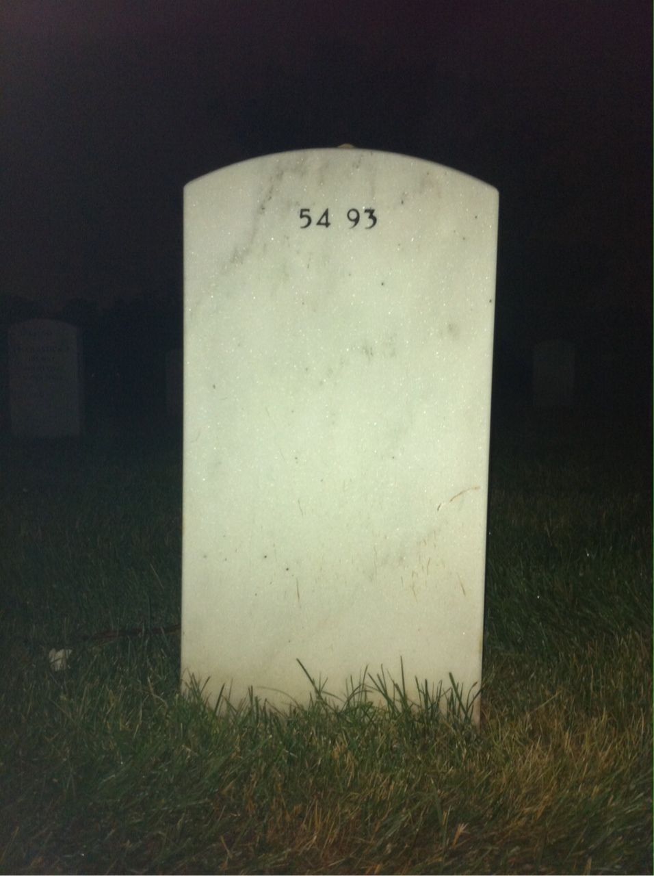 Back of headstone — Francis Eisinger