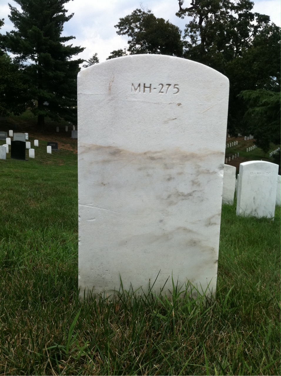 Back of headstone — Stuart Andrews