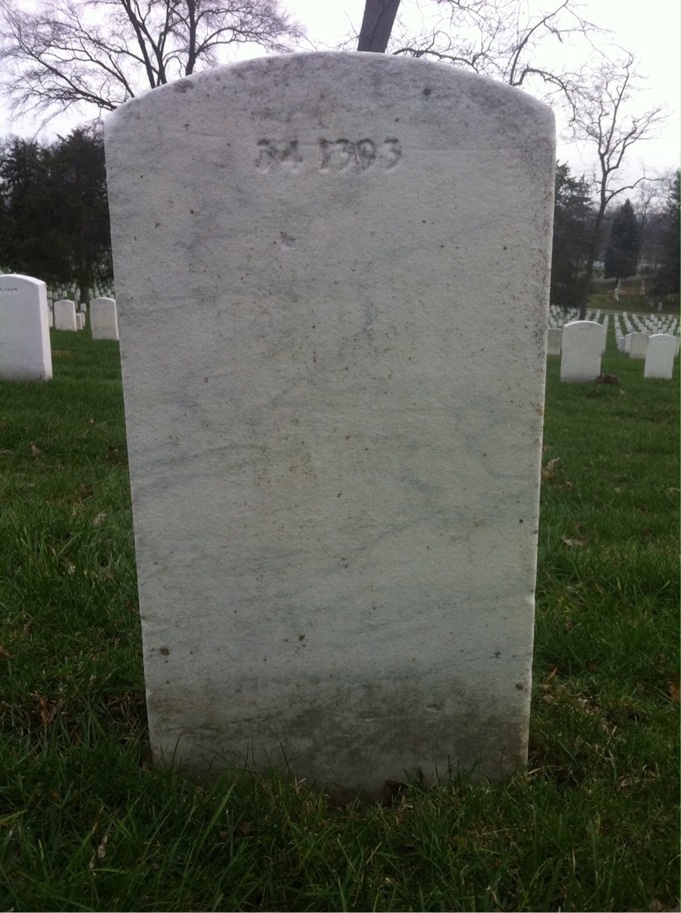 Back of headstone — Robert Stewart