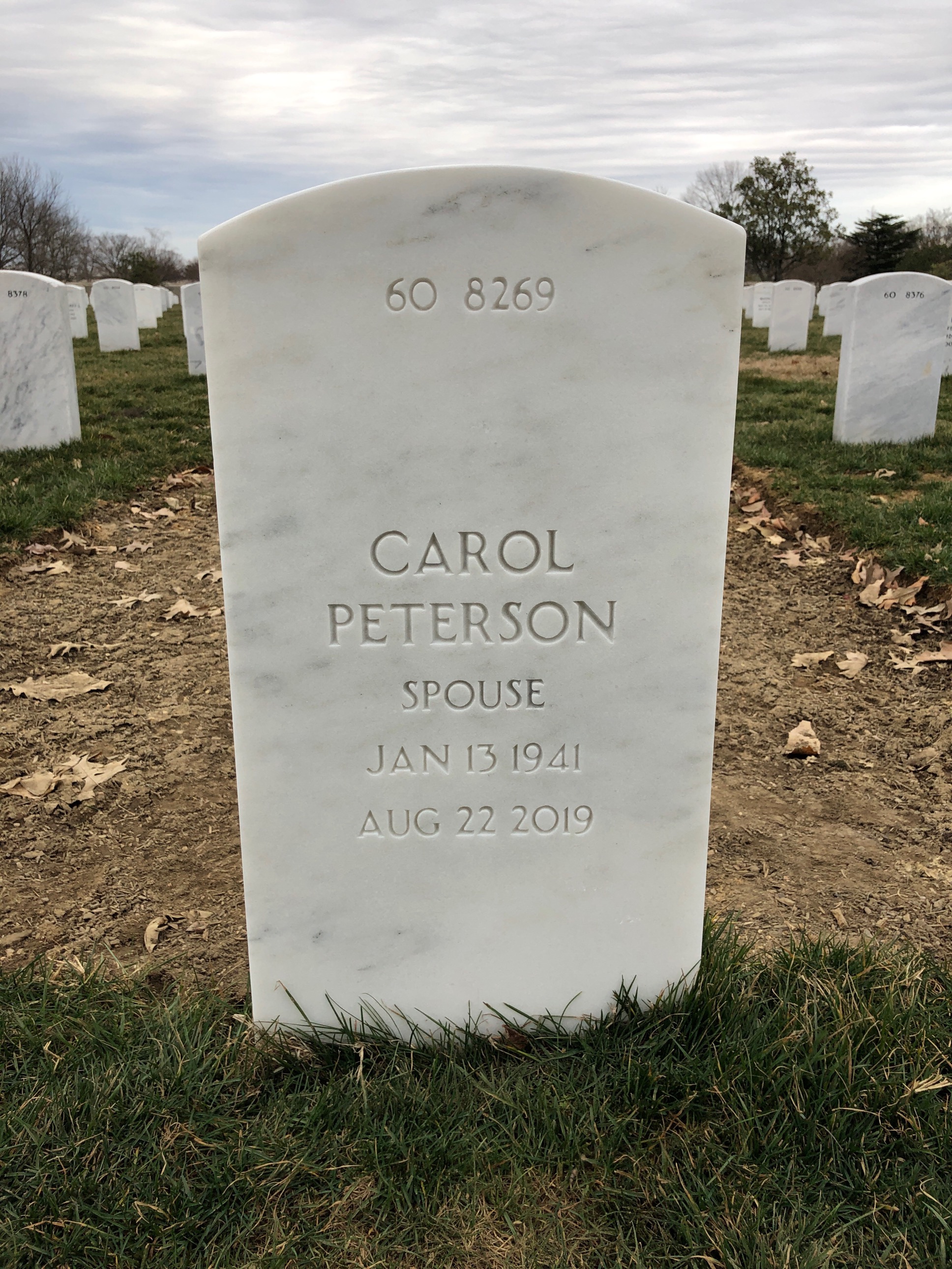 Back of headstone — William Whitehead
