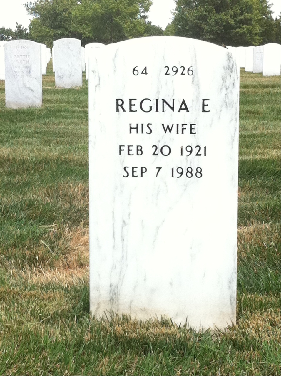 Back of headstone — Albert Kitlas