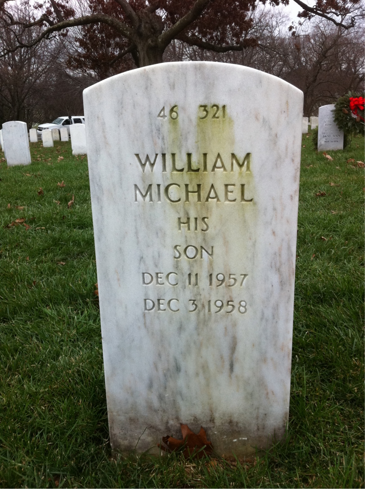 Back of headstone — Elmer Muhonen