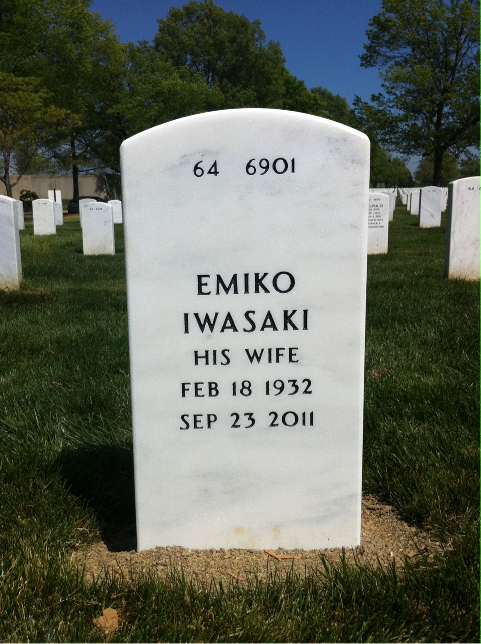 Back of headstone — Jay Shartzer