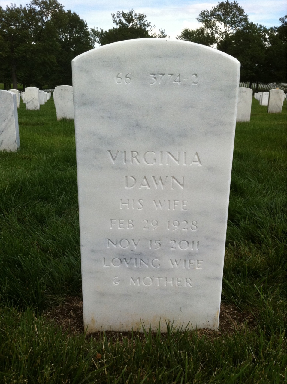 Back of headstone — Allen Sutterfield