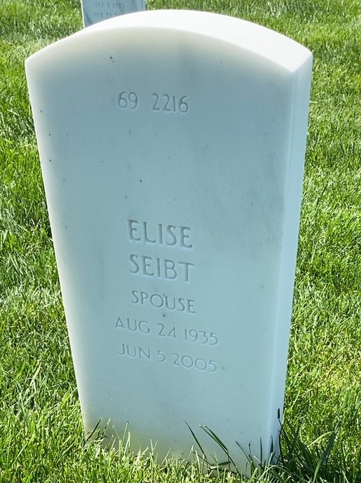 Back of headstone — William Herrin