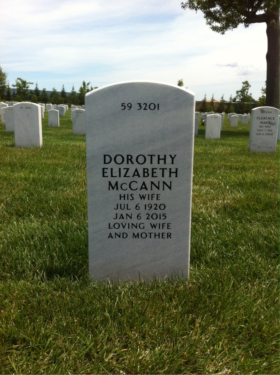 Back of headstone — Edwin Shannon