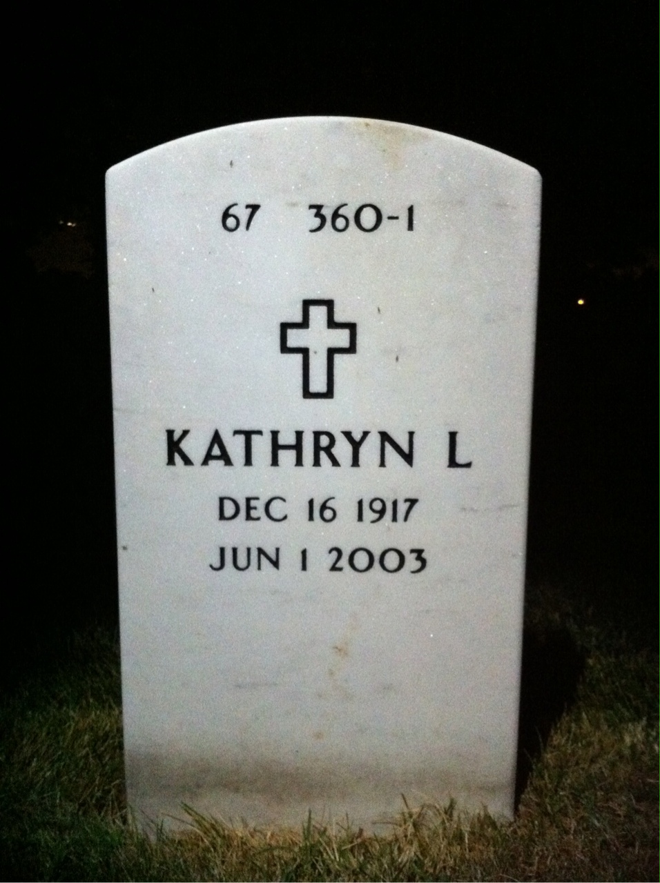 Back of headstone — Anthony Talamini