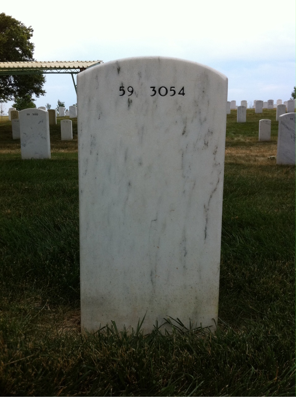 Back of headstone — Robert Patton