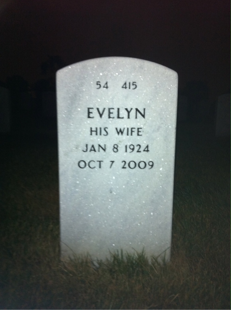 Back of headstone — Dewayne Miller