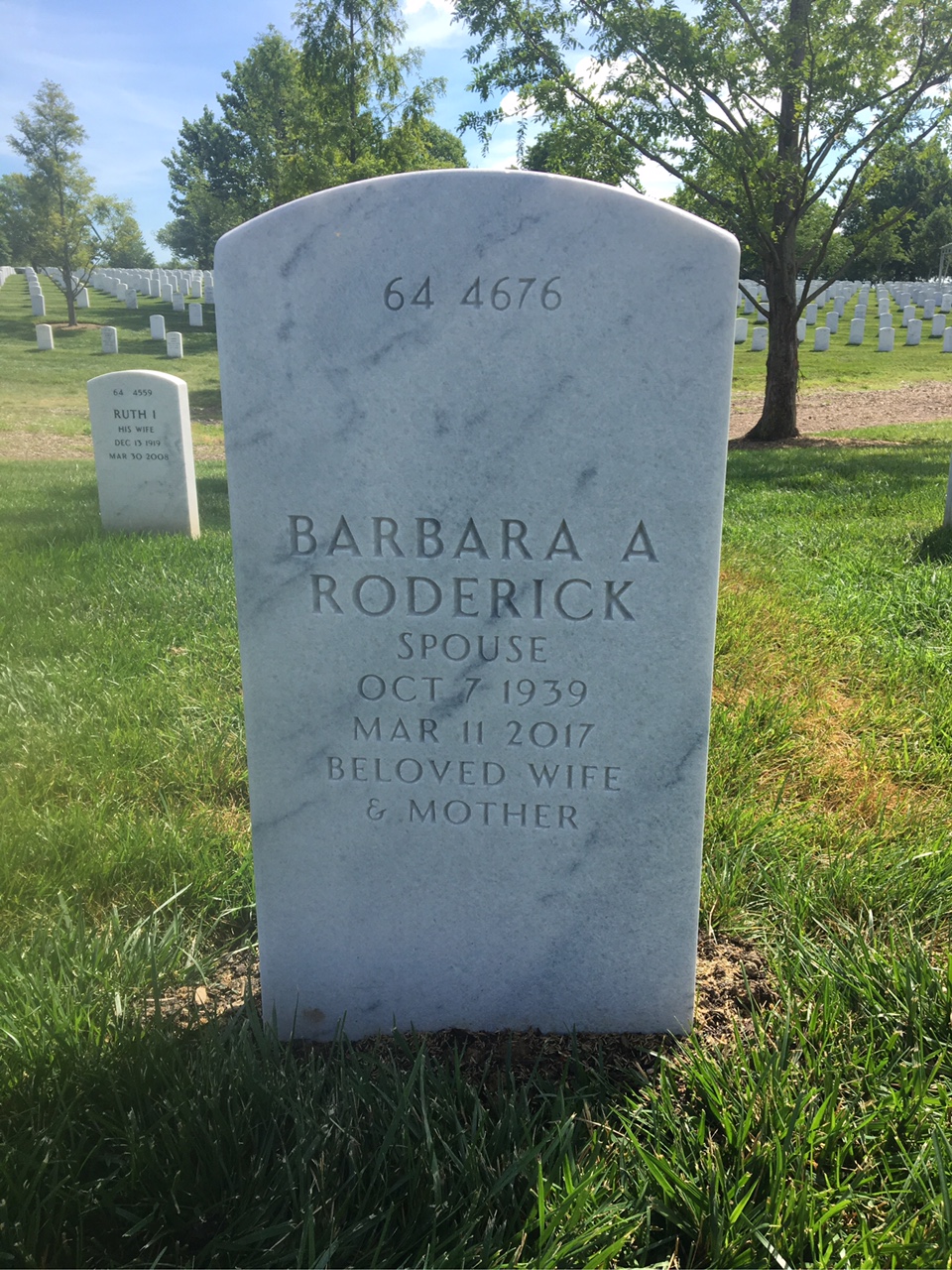 Back of headstone — Merton Teixeira