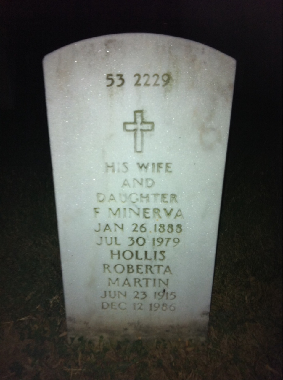 Back of headstone — Robert Seymore Boyd