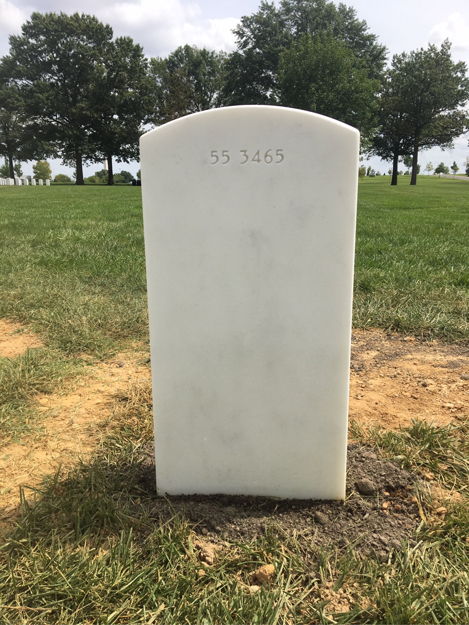 Back of headstone — Howard Arbesman
