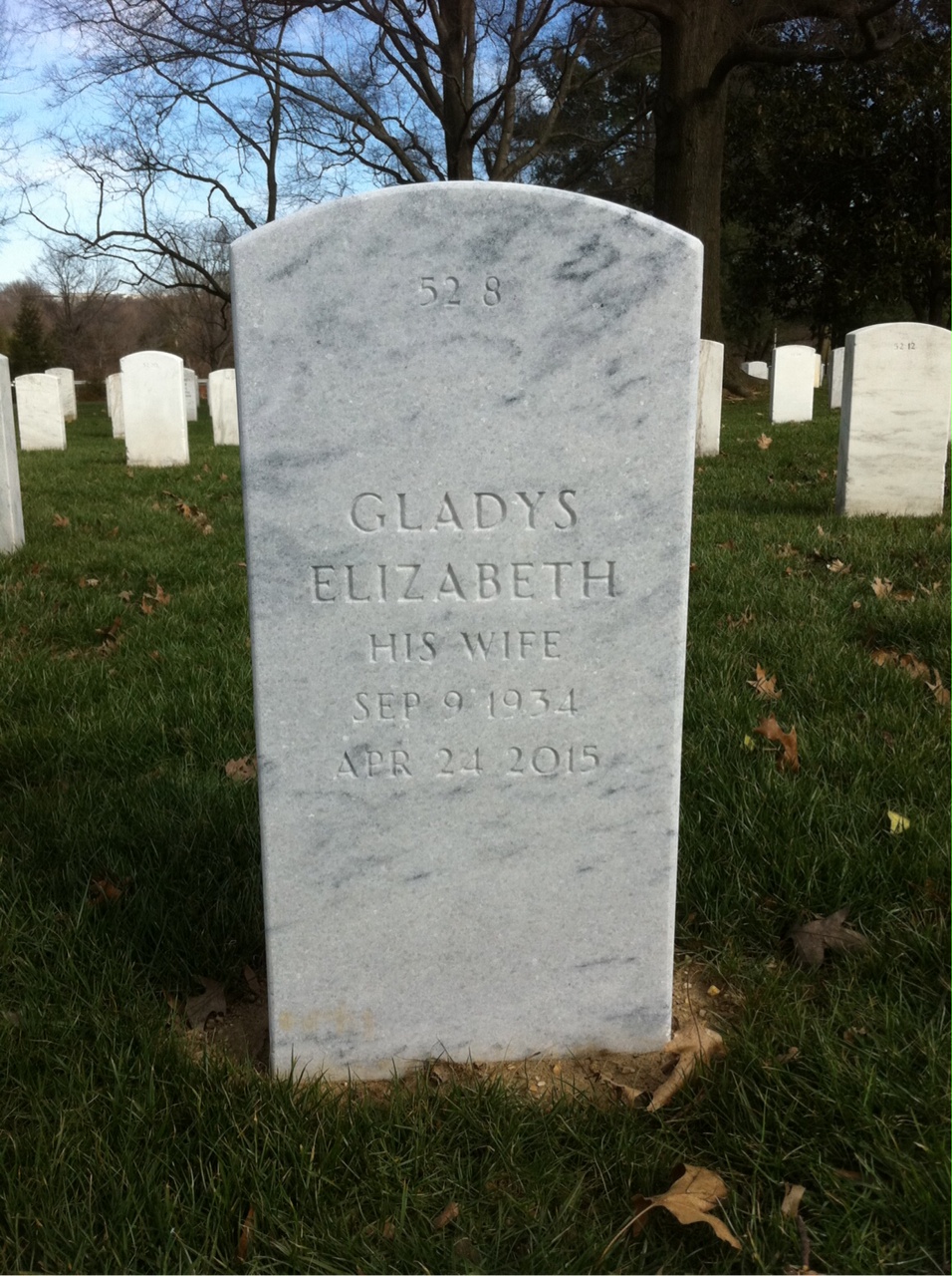 Back of headstone — William Robert Peevy