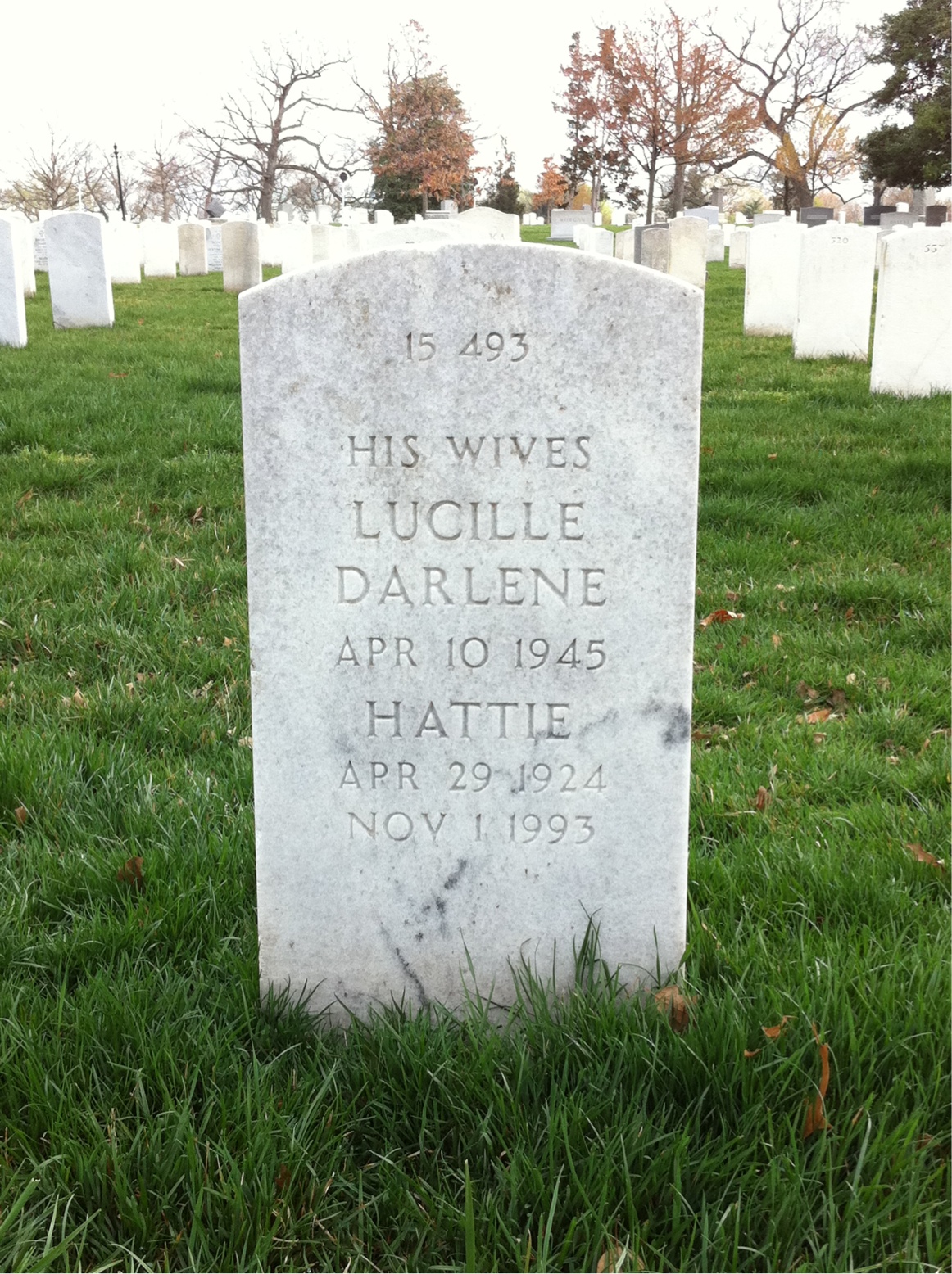 Back of headstone — Charles Moore