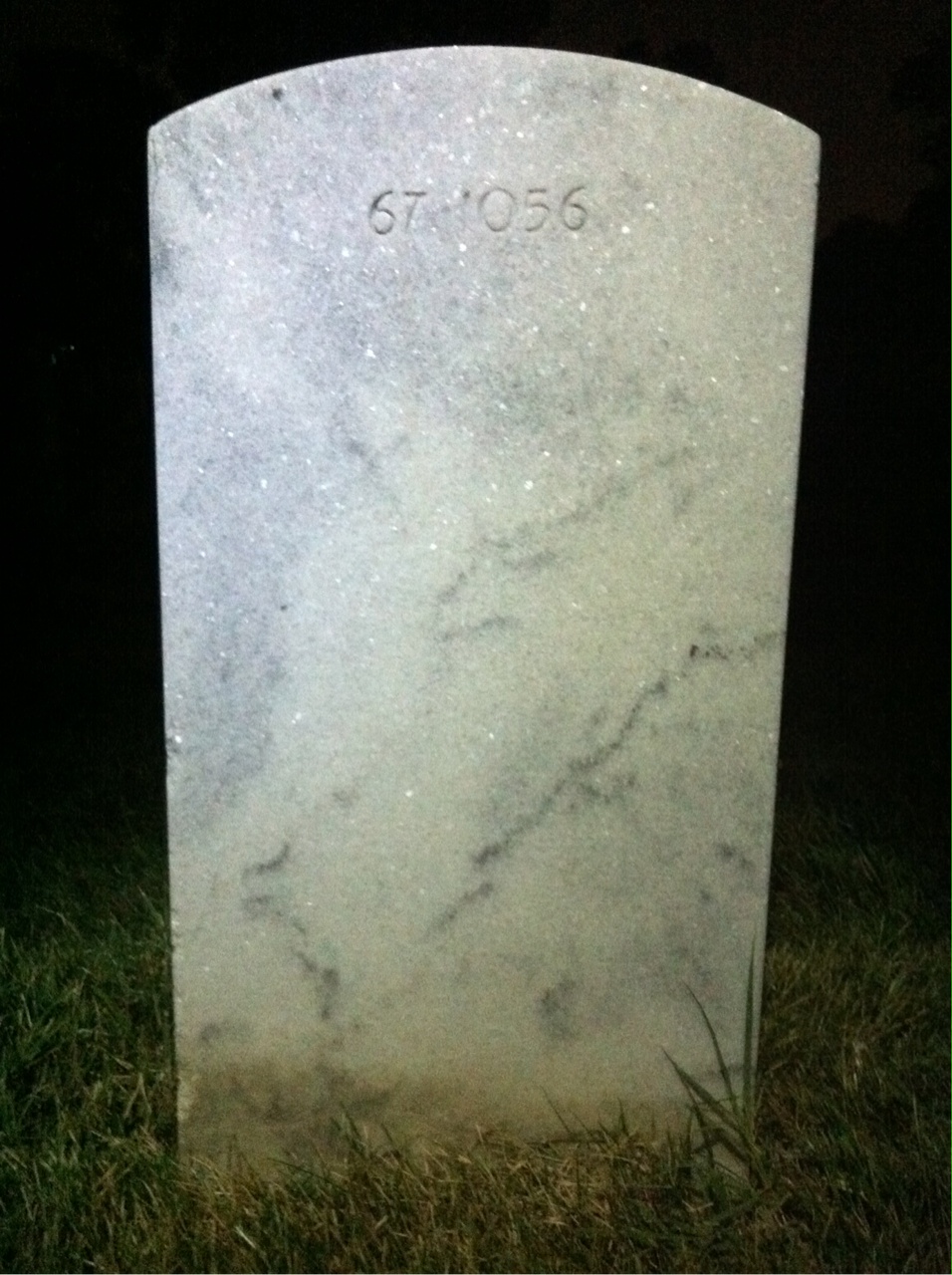 Back of headstone — John Morrison