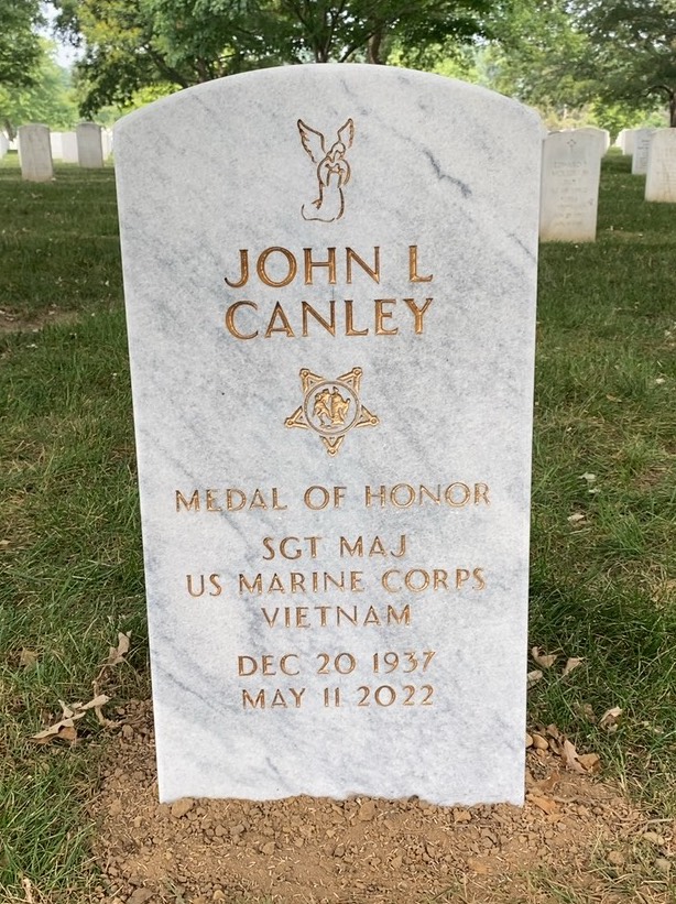 Headstone of John Canley
