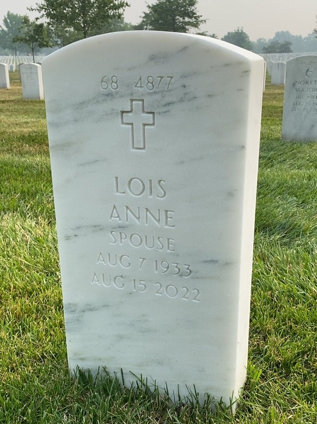 Back of headstone — Floyd Abney