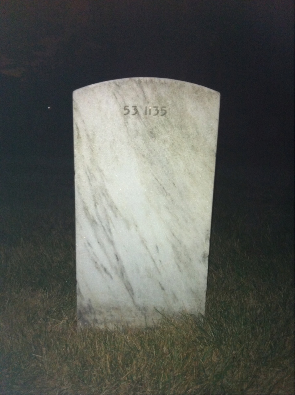 Back of headstone — Joseph Alessandro