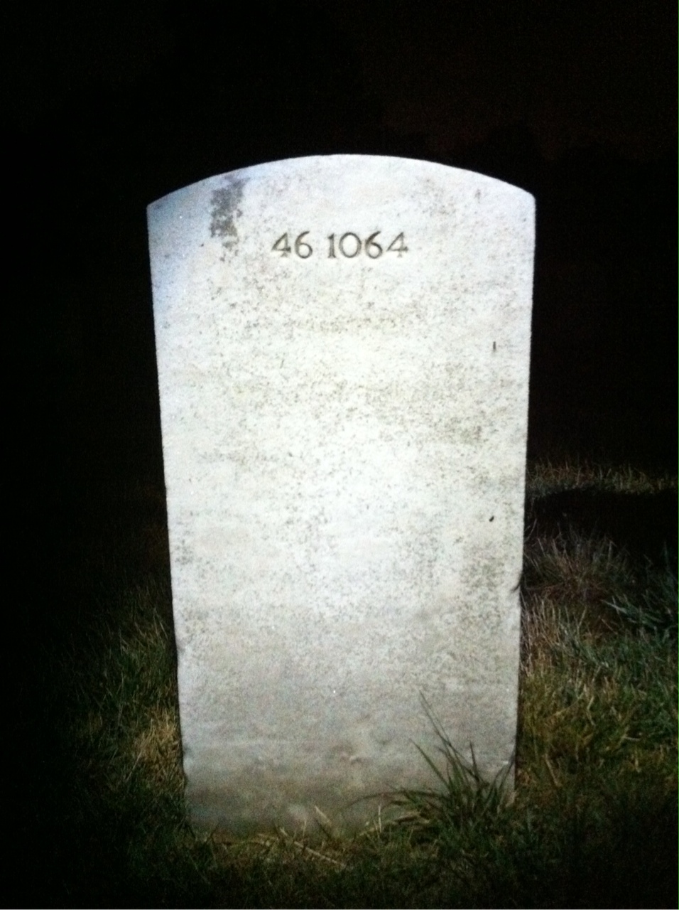 Back of headstone — Jamie Melrose