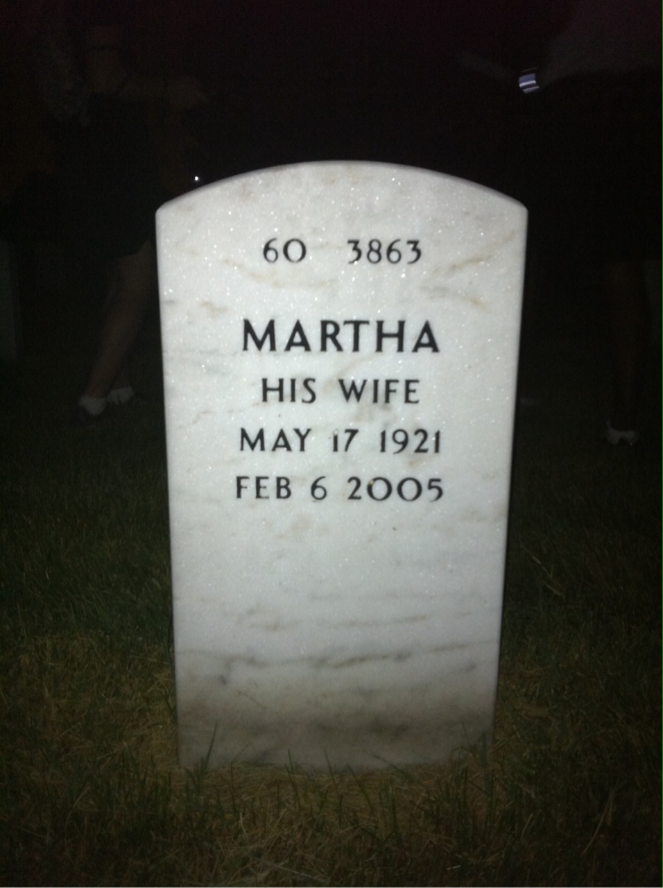 Back of headstone — William Clipsham