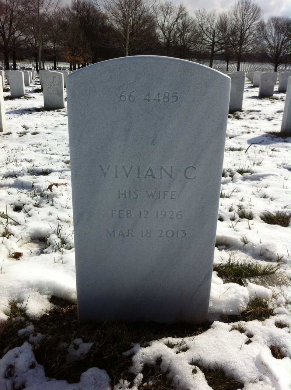 Back of headstone — Robert Sweet